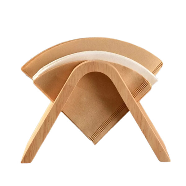 Drevený stojan na kávové filtre