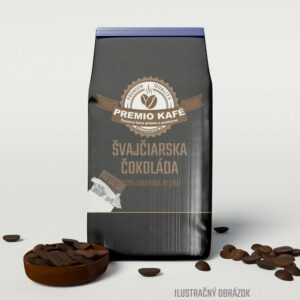 aromatizovaná ochutená káva švajčiarska čokoláda 100% arabica