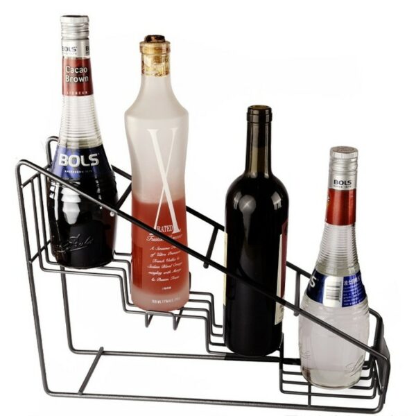 Kovový stojan na fľaše
