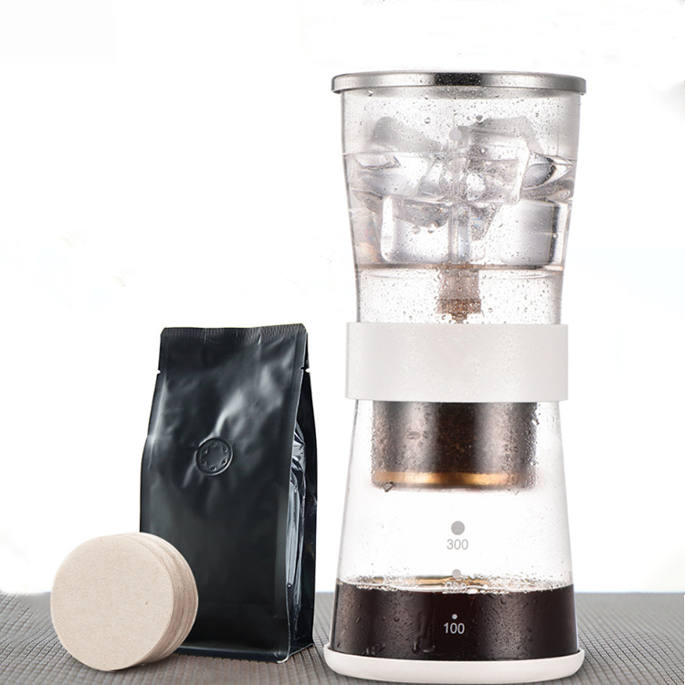 Prekvapkávač na prípravu kávy metódou Ice Drip ilustračný